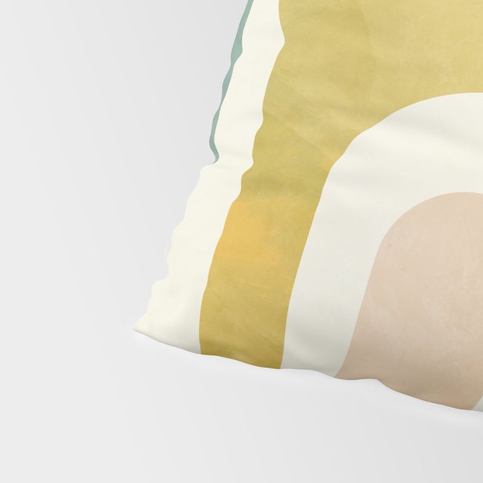 geometry abstract pastel Pillow Sham Gallery Image 4