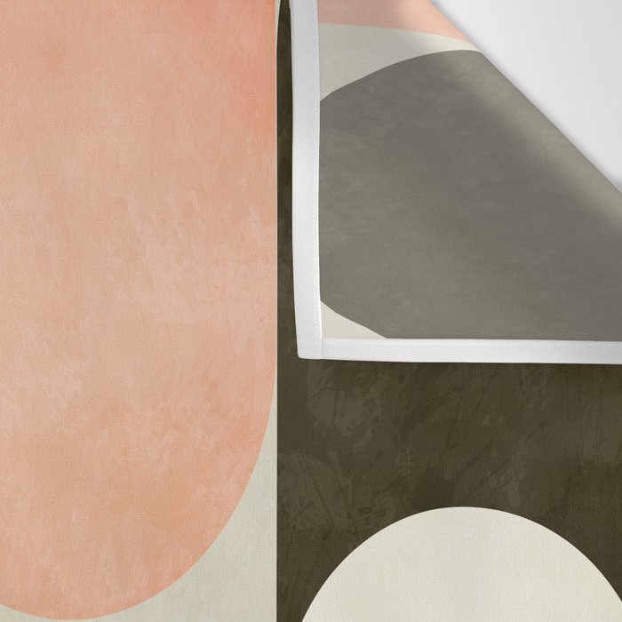geometry abstract pastel Wall Tapestry Gallery Image 3