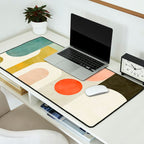 geometry abstract pastel Desk Mat Gallery Image 2
