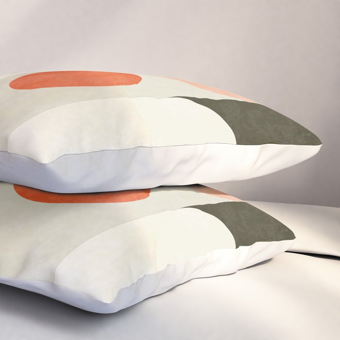 geometry abstract pastel Pillow Sham Gallery Image 3