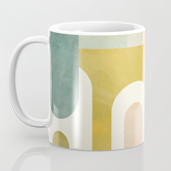 geometry abstract pastel Coffee Mug Gallery Image 3