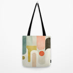 geometry abstract pastel Tote Bag Gallery Image 2