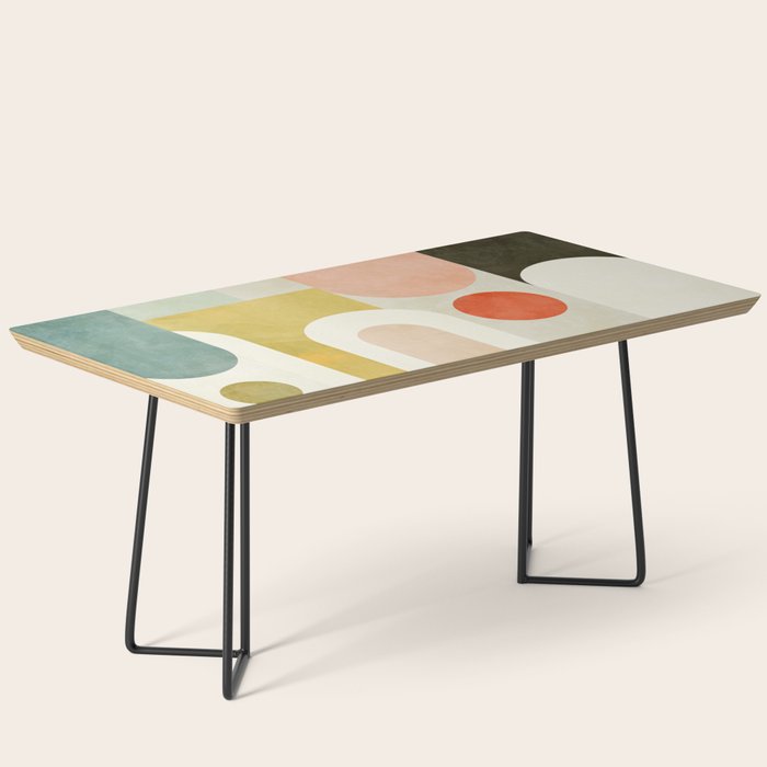 geometry abstract pastel Coffee Table Gallery Image 1