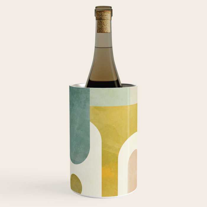 geometry abstract pastel Wine Chiller Gallery Image 2