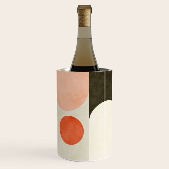 geometry abstract pastel Wine Chiller Gallery Image 3