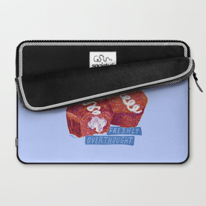 Gemini Twins in Lavender & Blue | Zodiac Series Laptop Sleeve Gallery Image 2