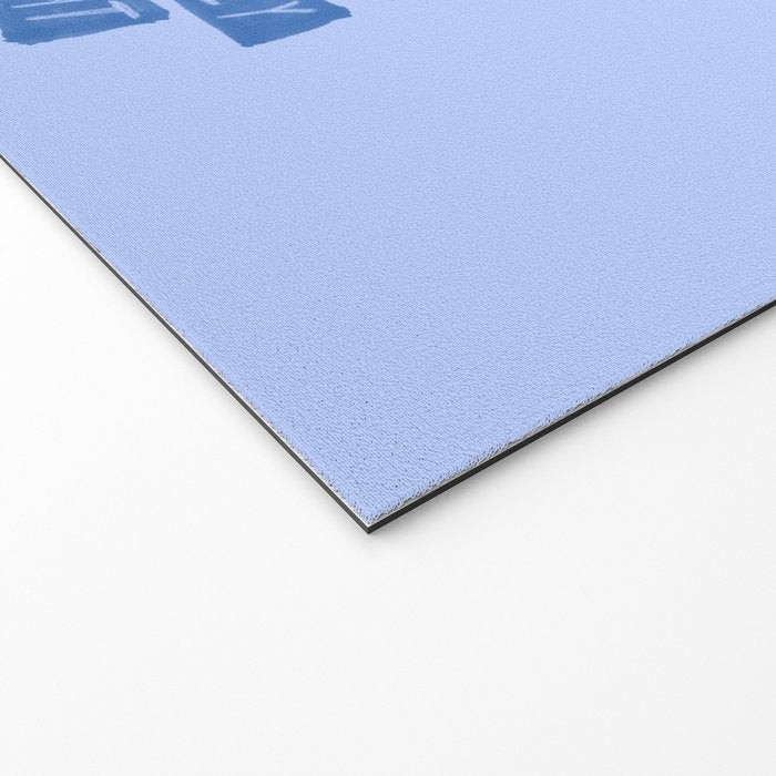 Gemini Twins in Lavender & Blue | Zodiac Series Welcome Mat Gallery Image 2