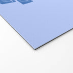 Gemini Twins in Lavender & Blue | Zodiac Series Welcome Mat Gallery Image 2