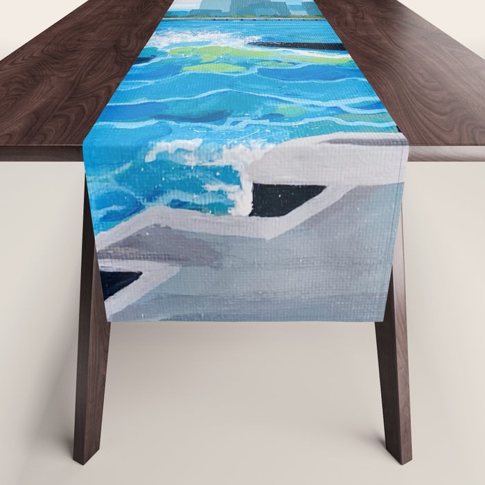 City on the Lake Table Runner Gallery Image 1