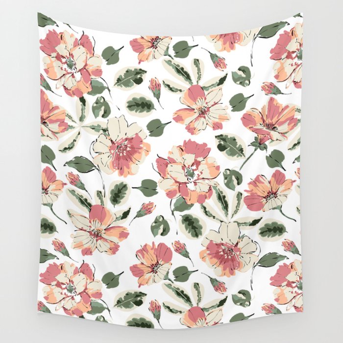 Modern tropical garden WGP Wall Tapestry Gallery Image 4