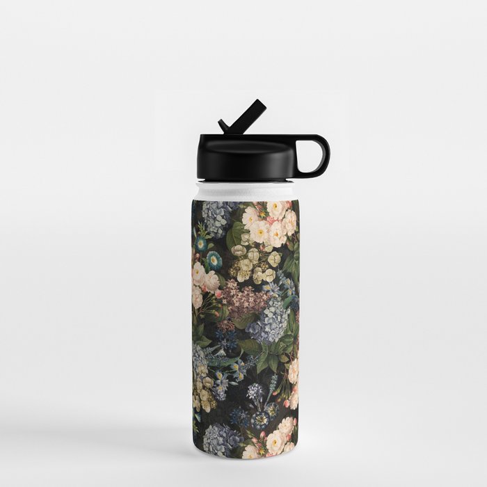 Mystic Vintage Midnight Rose Garden Water Bottle Gallery Image 1