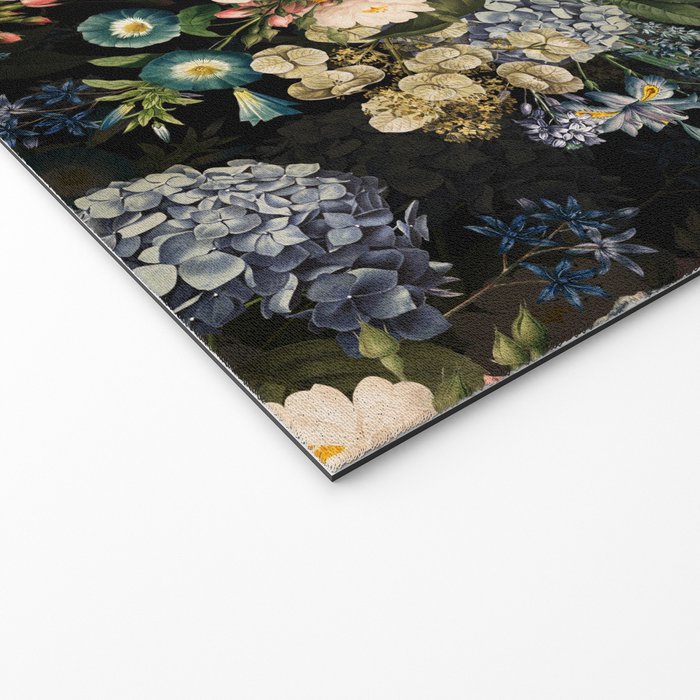 Mystic Vintage Midnight Rose Garden Welcome Mat Gallery Image 2