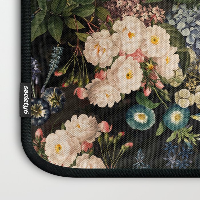 Mystic Vintage Midnight Rose Garden Laptop Sleeve Gallery Image 3