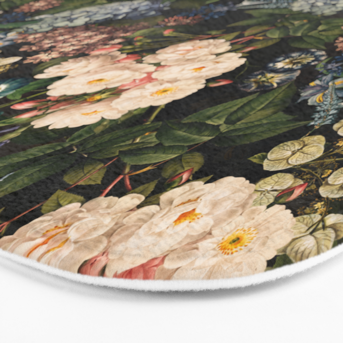Mystic Vintage Midnight Rose Garden Bath Mat Gallery Image 3
