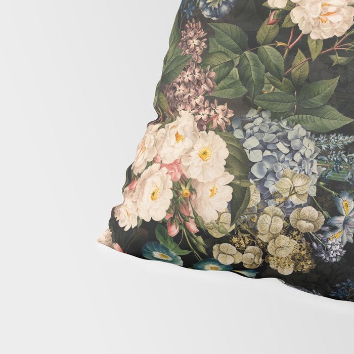 Mystic Vintage Midnight Rose Garden Pillow Sham Gallery Image 4