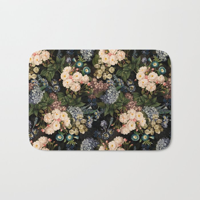 Mystic Vintage Midnight Rose Garden Bath Mat Gallery Image 1