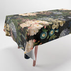 Mystic Vintage Midnight Rose Garden Tablecloth Gallery Image 1