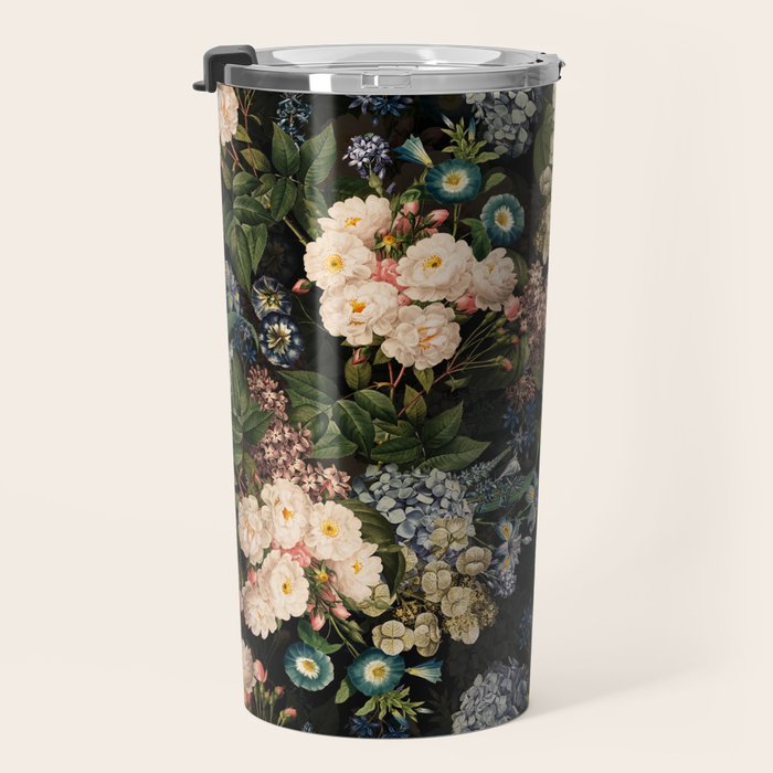 Mystic Vintage Midnight Rose Garden Travel Mug Gallery Image 3