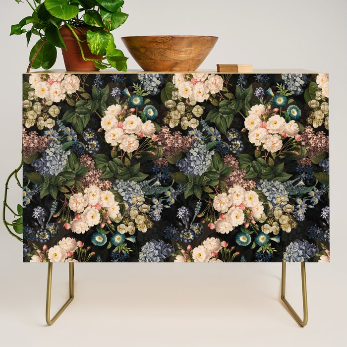 Mystic Vintage Midnight Rose Garden Credenza Gallery Image 1