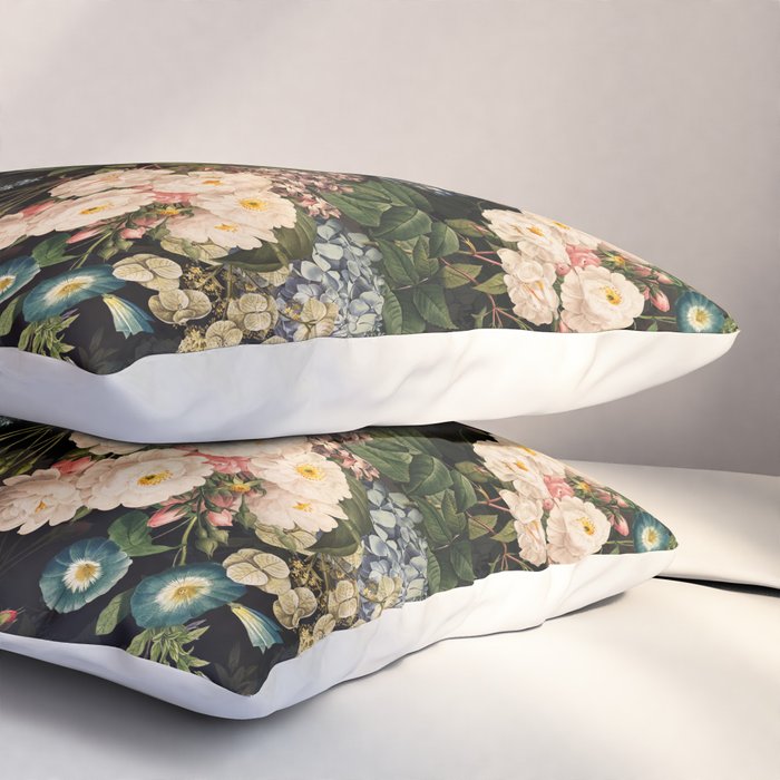 Mystic Vintage Midnight Rose Garden Pillow Sham Gallery Image 3