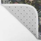 Mystic Vintage Midnight Rose Garden Bath Mat Gallery Image 2