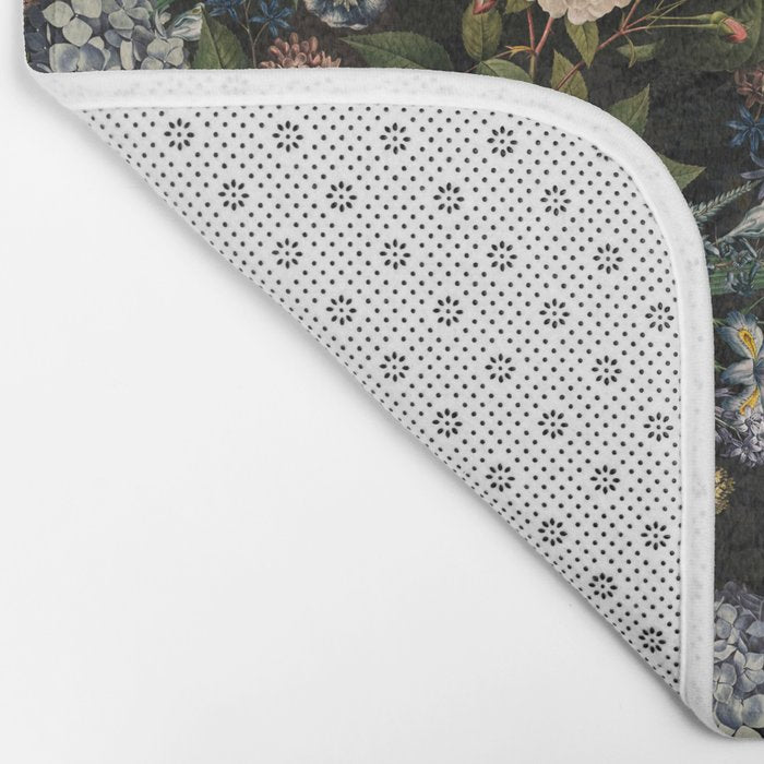 Mystic Vintage Midnight Rose Garden Bath Mat Gallery Image 2