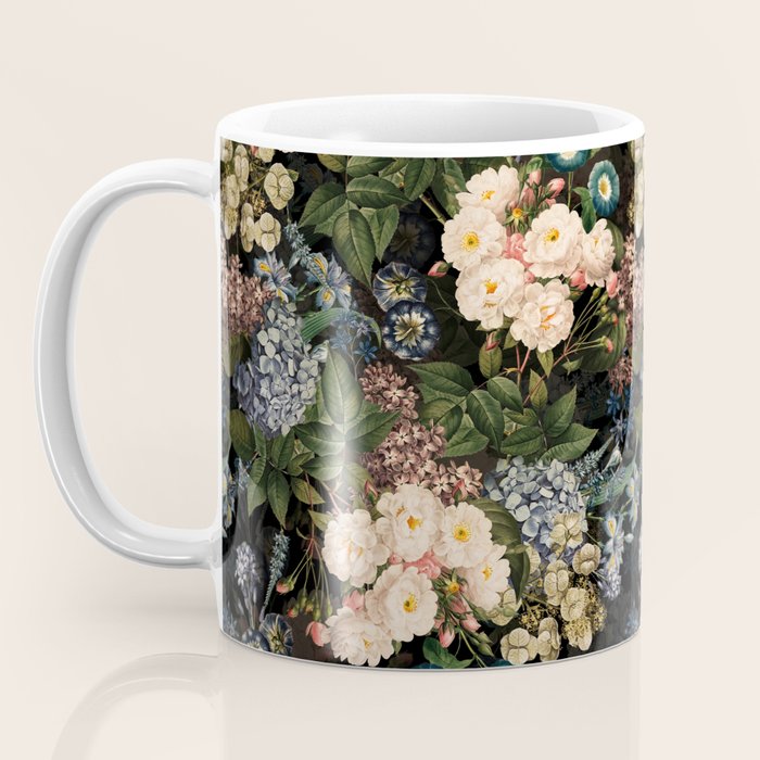 Mystic Vintage Midnight Rose Garden Coffee Mug Gallery Image 3
