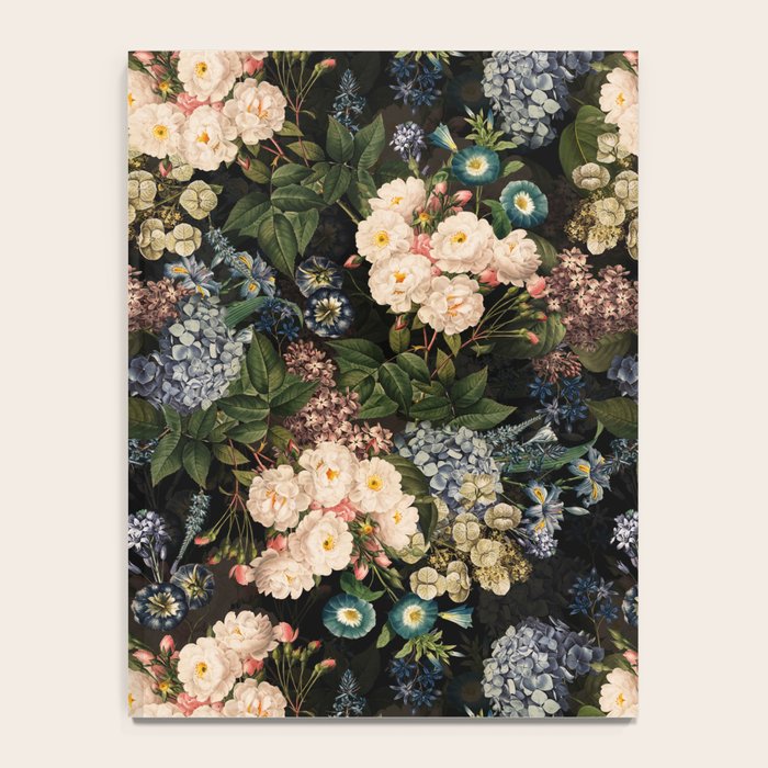 Mystic Vintage Midnight Rose Garden Notebook Gallery Image 4