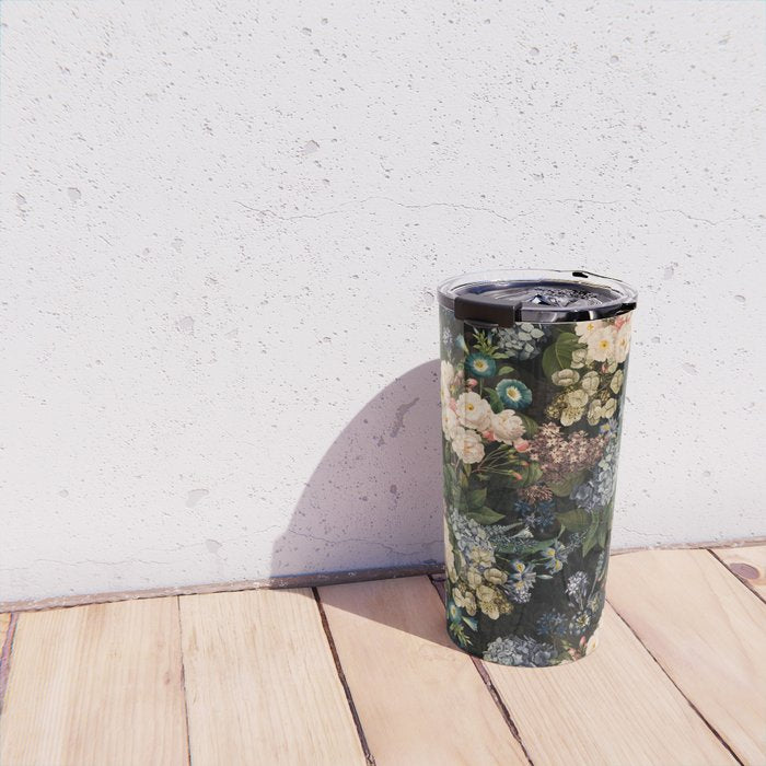 Mystic Vintage Midnight Rose Garden Travel Mug Gallery Image 4