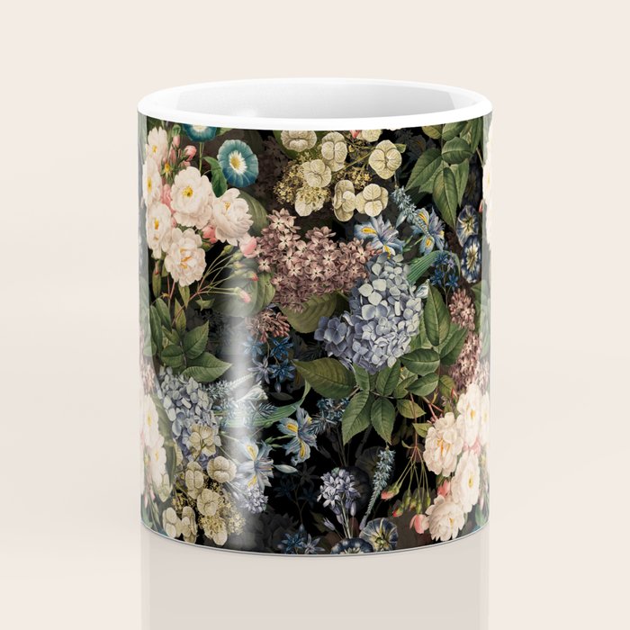 Mystic Vintage Midnight Rose Garden Coffee Mug Gallery Image 4