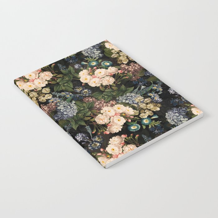 Mystic Vintage Midnight Rose Garden Notebook Gallery Image 2