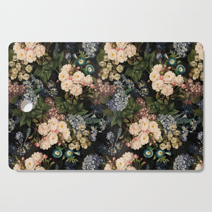 Mystic Vintage Midnight Rose Garden Cutting Board Gallery Image 1