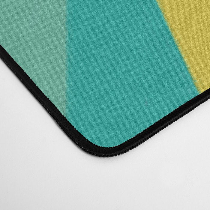 Smile - 70s Retro Sun Rainbow  Desk Mat Gallery Image 4