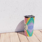 Smile - 70s Retro Sun Rainbow  Travel Mug Gallery Image 4