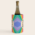 Smile - 70s Retro Sun Rainbow  Wine Chiller Gallery Image 1