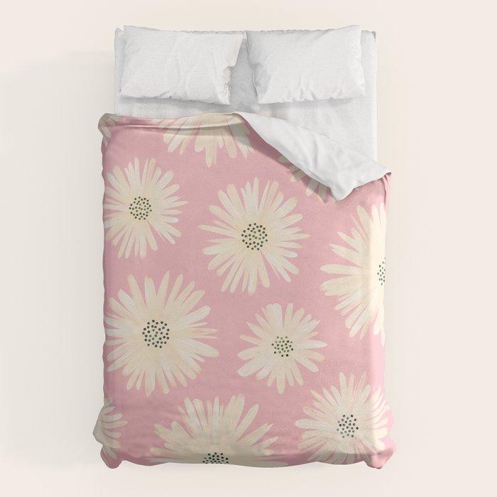 Playful Pink Floral Duvet Cover Gallery Image 6