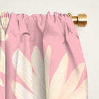 Playful Pink Floral Window Curtain Gallery Image 2