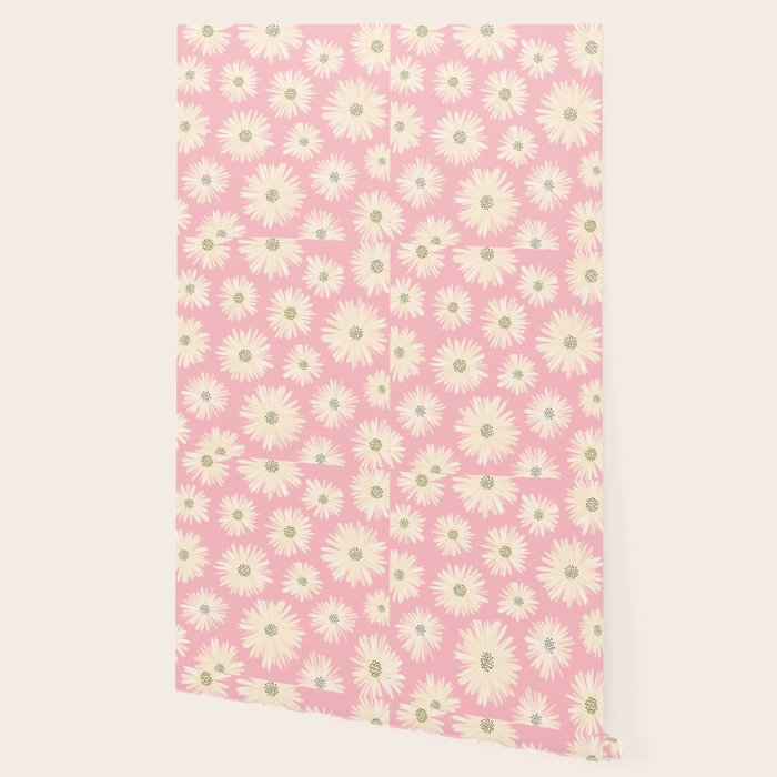 Playful Pink Floral Wallpaper Gallery Image 2