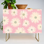 Playful Pink Floral Credenza Gallery Image 1