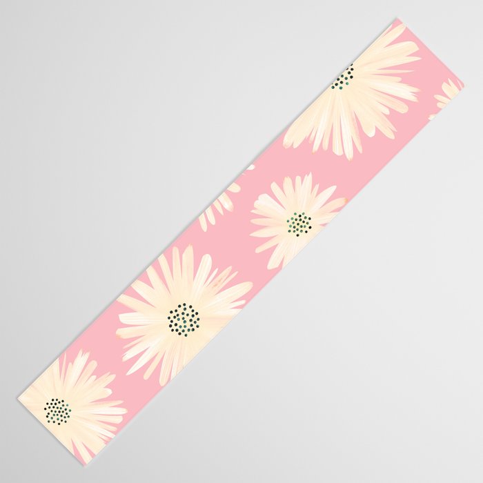 Playful Pink Floral Table Runner Gallery Image 3