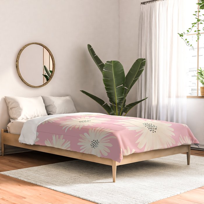 Playful Pink Floral Comforter Gallery Image 2