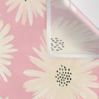 Playful Pink Floral Wall Tapestry Gallery Image 3