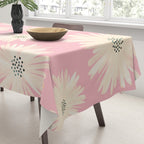 Playful Pink Floral Tablecloth Gallery Image 3