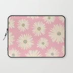 Playful Pink Floral Laptop Sleeve Gallery Image 1