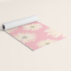 Playful Pink Floral Yoga Mat Gallery Image 2