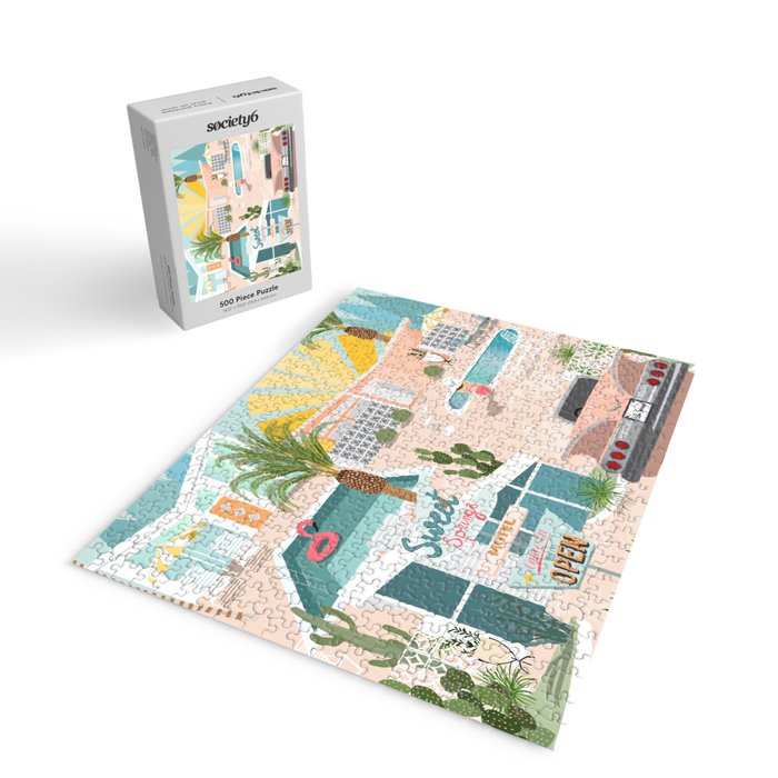 Retro Palm Springs III Jigsaw Puzzle Gallery Image 2