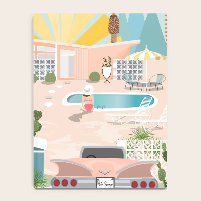 Retro Palm Springs III Notebook Gallery Image 4