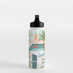 Retro Palm Springs III Water Bottle Gallery Image 3
