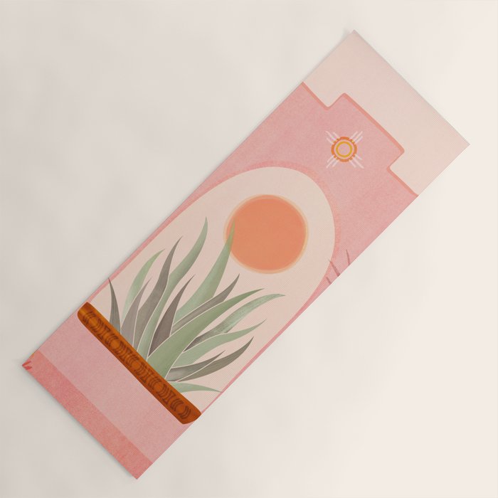 El Sol Sunrise Desert Landscape Yoga Mat Gallery Image 1