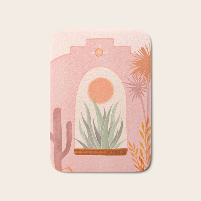 El Sol Sunrise Desert Landscape Bath Mat Gallery Image 1